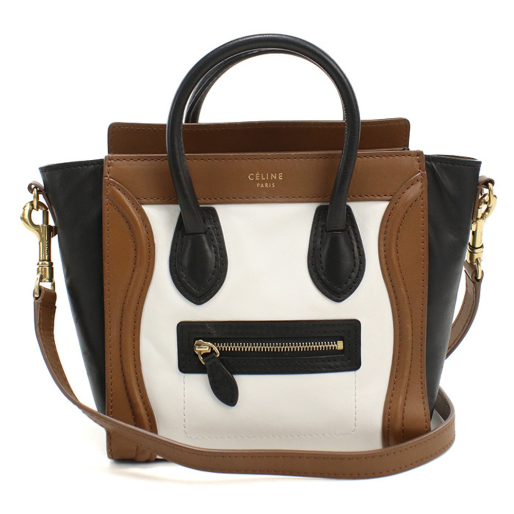 CELINE Celine handbag 167793 Luggage Nano Shopper women's brown